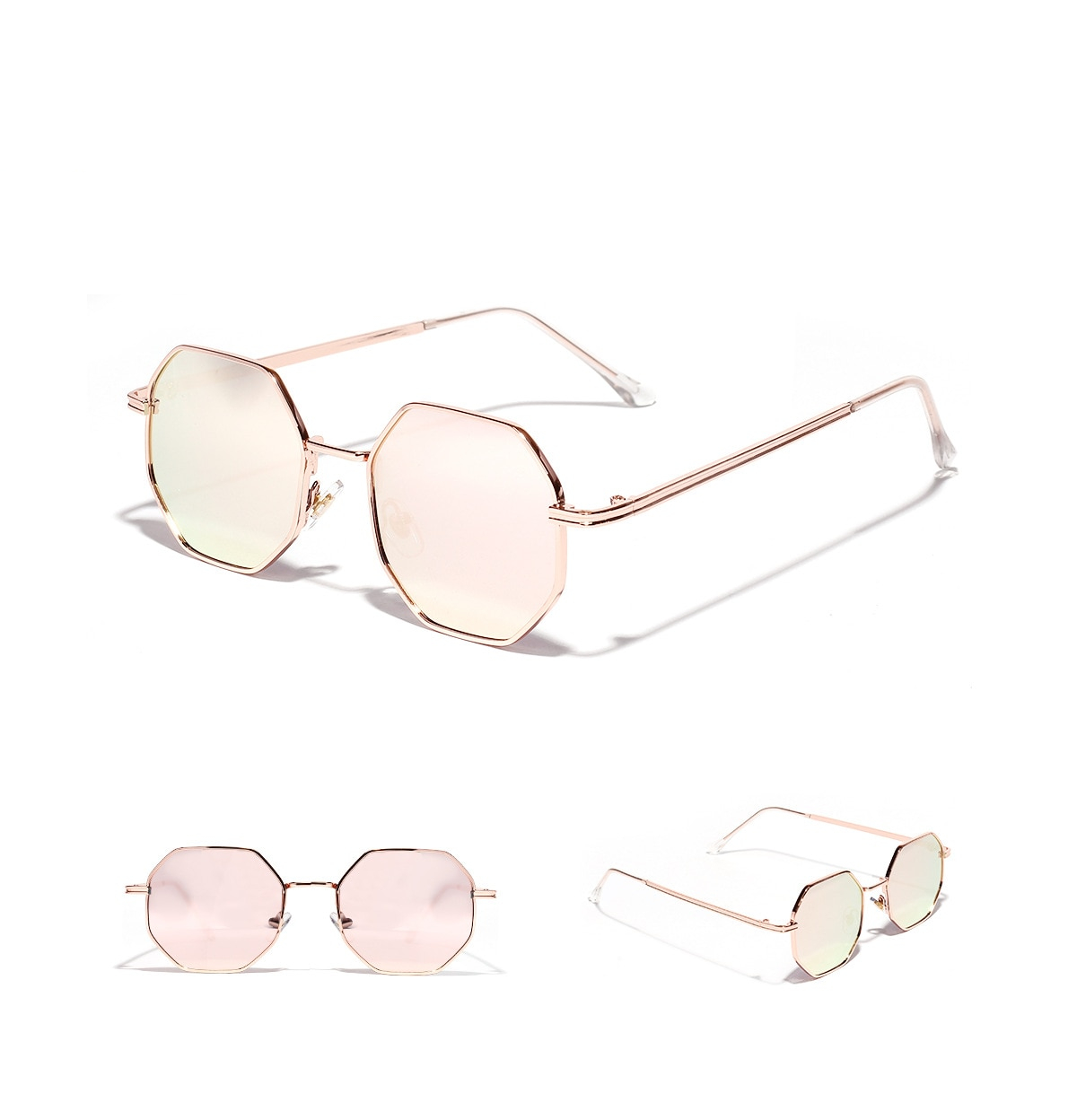 Women's Polygonal Shaped Sunglasses