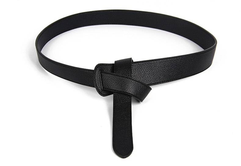 Women's Colorful Buckle-Less Knotted Belt