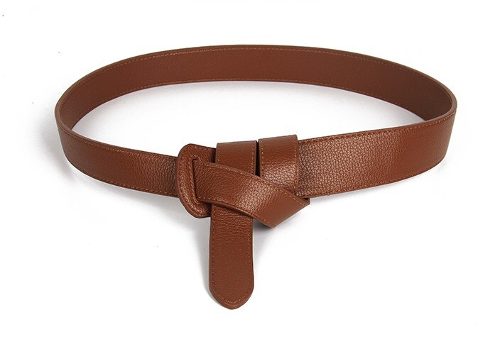 Women's Colorful Buckle-Less Knotted Belt