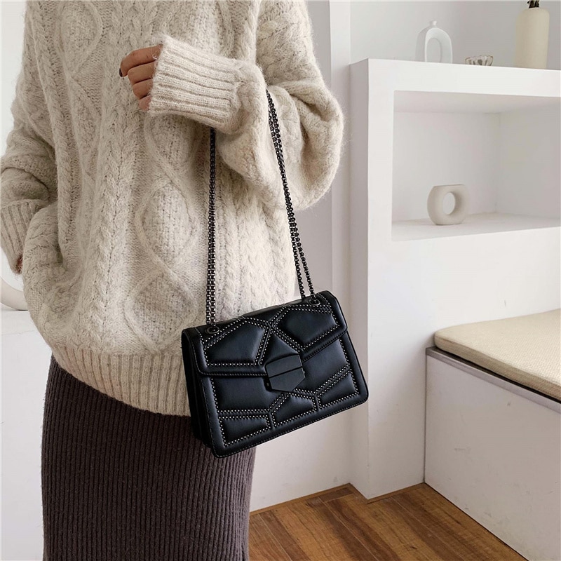 Women's Small Bag with Chain