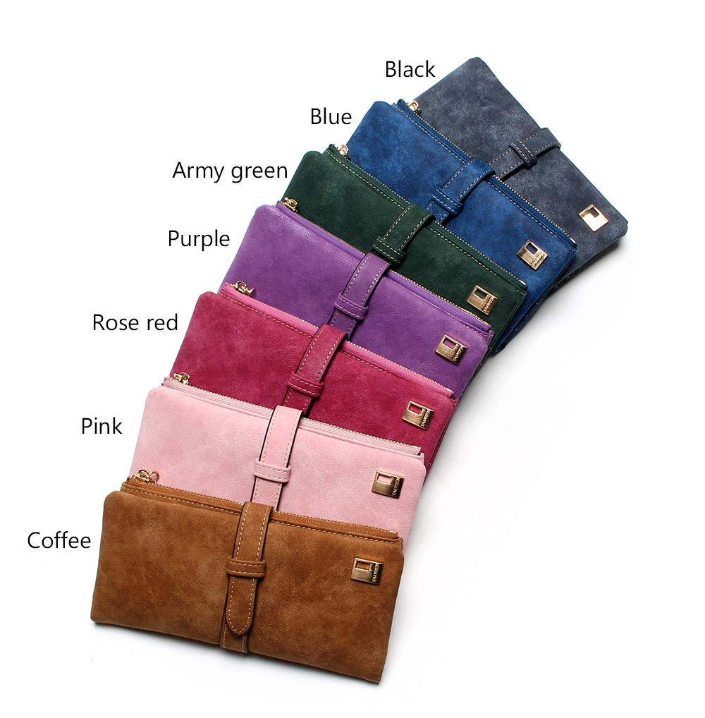 Women's Nubuck Leather Wallet
