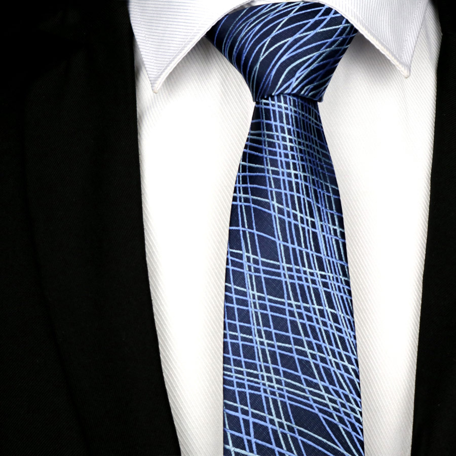 Men's Blue Silk Tie