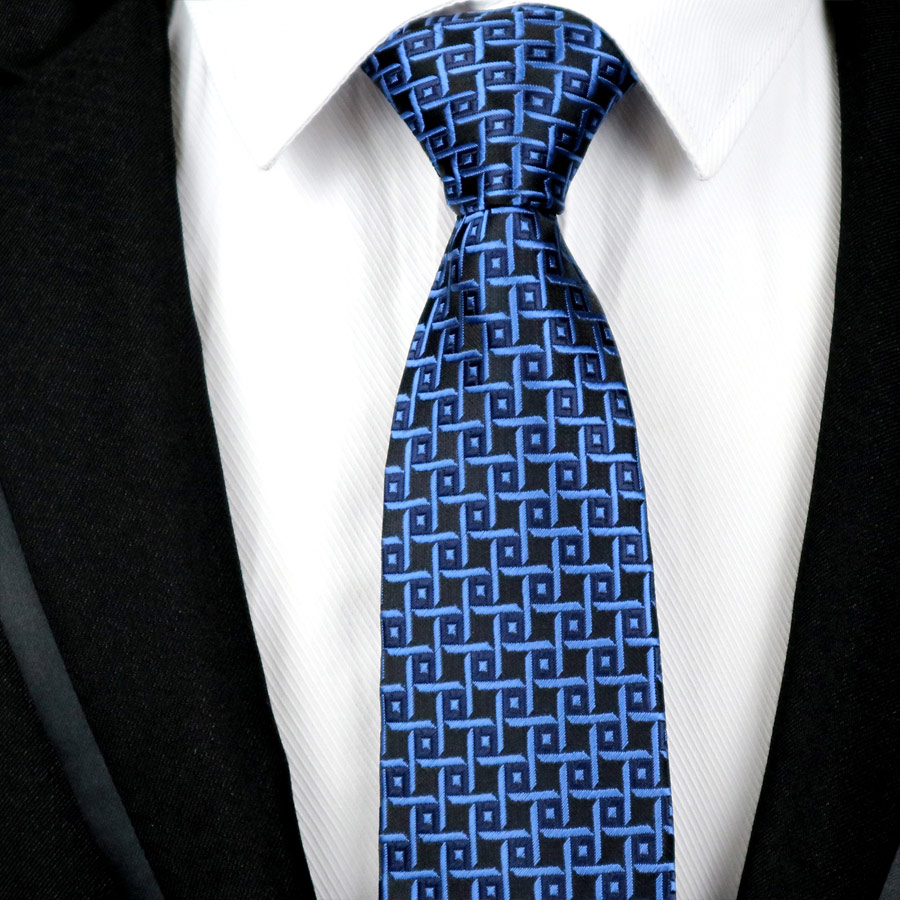 Men's Blue Silk Tie