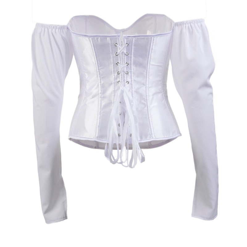 Backless Women's Corset Shirt