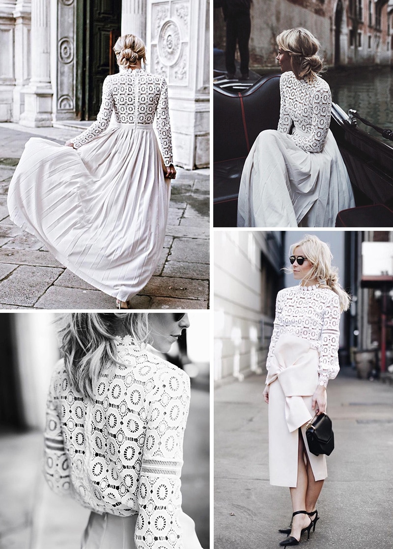 Women's Elegant Hollow Out Blouses