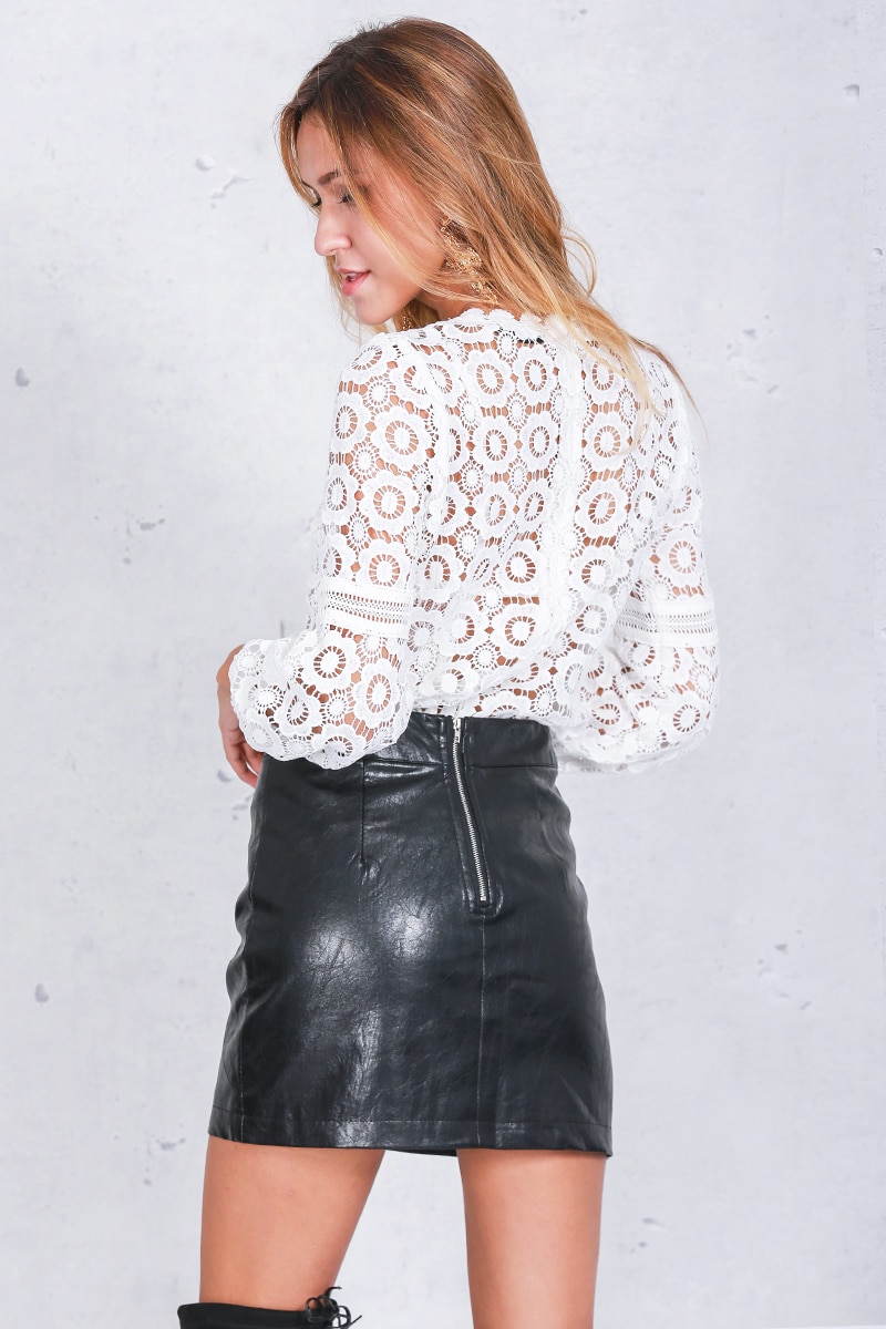 Women's Elegant Hollow Out Blouses