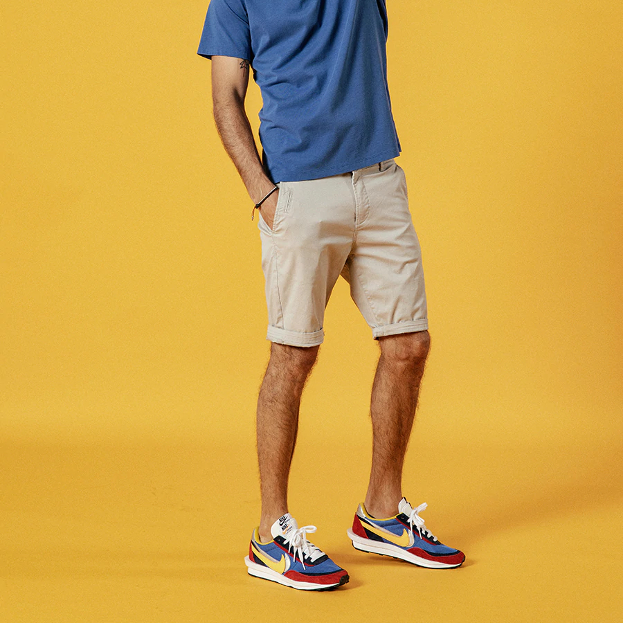 Men's Slim Fit Knee Length Cotton Shorts