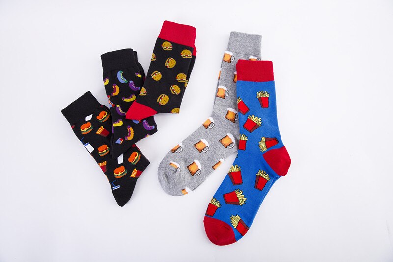 Colorful Food Patterned Socks