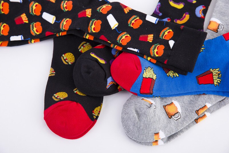 Colorful Food Patterned Socks