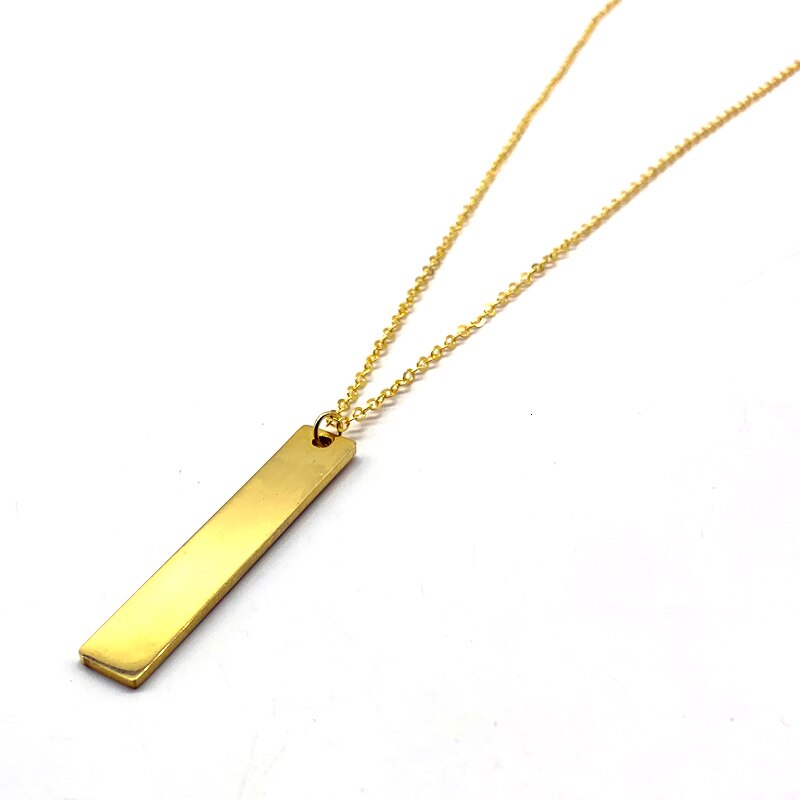 Black Rectangle Shaped Pendants for Men