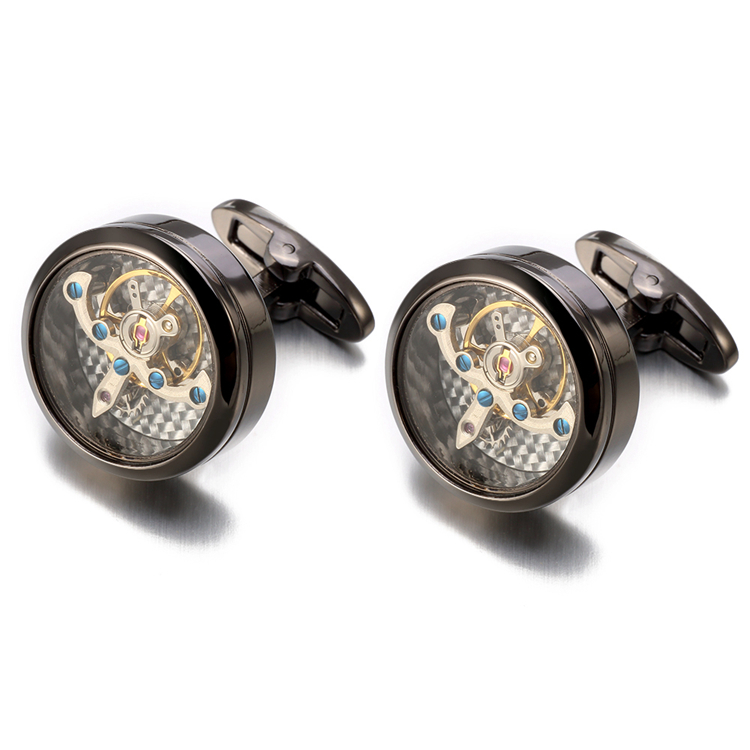 Men's Solid Multicoloured Cufflinks
