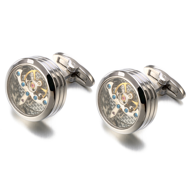 Men's Solid Multicoloured Cufflinks