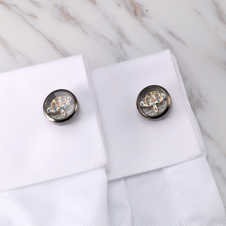 Men's Solid Multicoloured Cufflinks