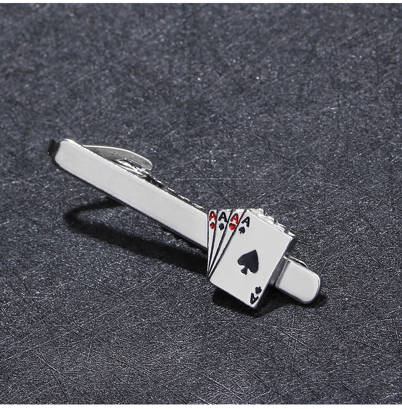 Fashion Poker Style Tie Pin