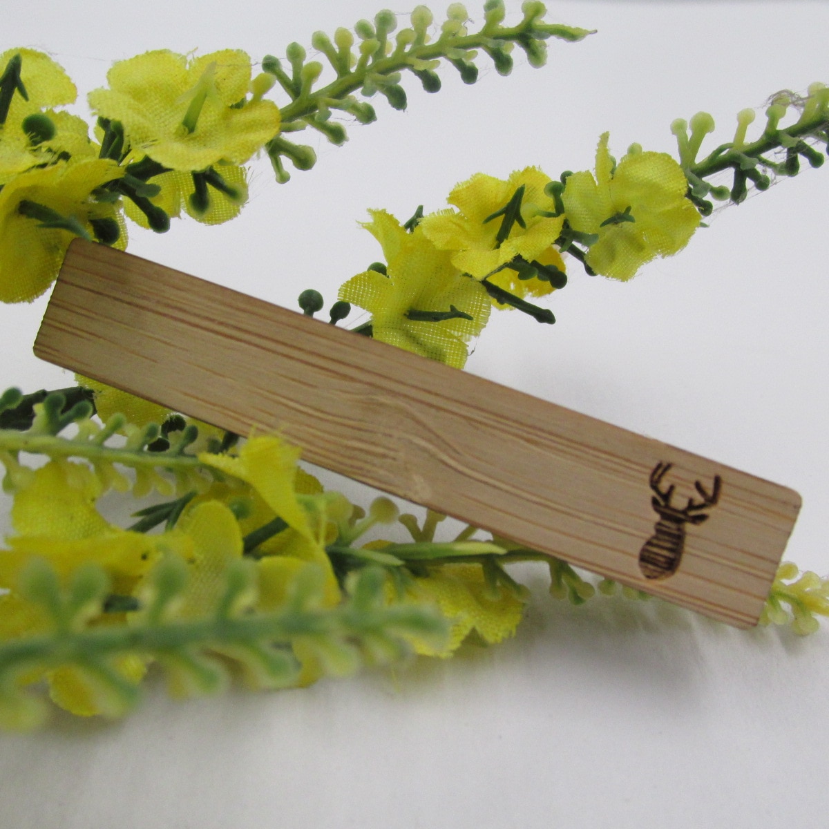 Wooden Animal Patterned Tie Pin