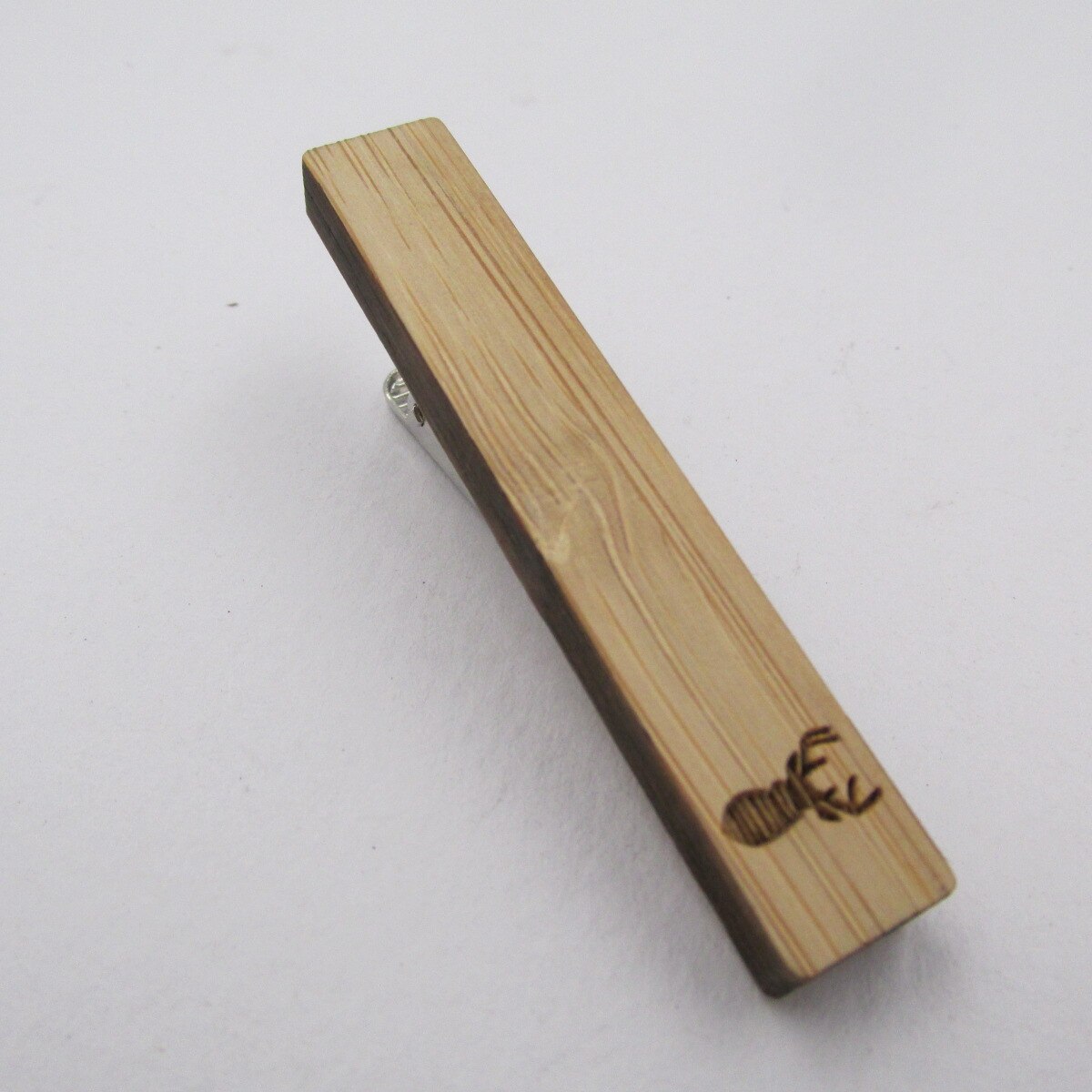 Wooden Animal Patterned Tie Pin