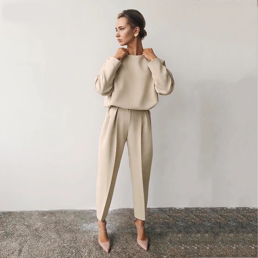 Set of Casual Shirt and Trousers for Women