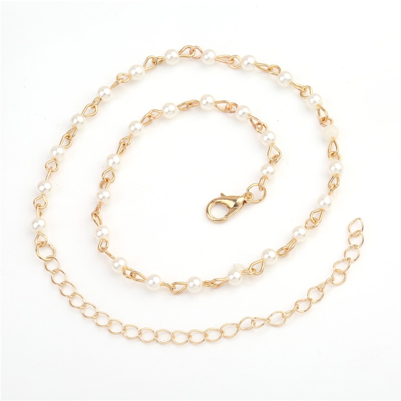 Women's Simulated Pearl Choker Necklaces