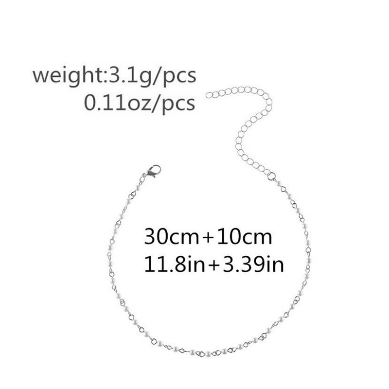 Women's Simulated Pearl Choker Necklaces